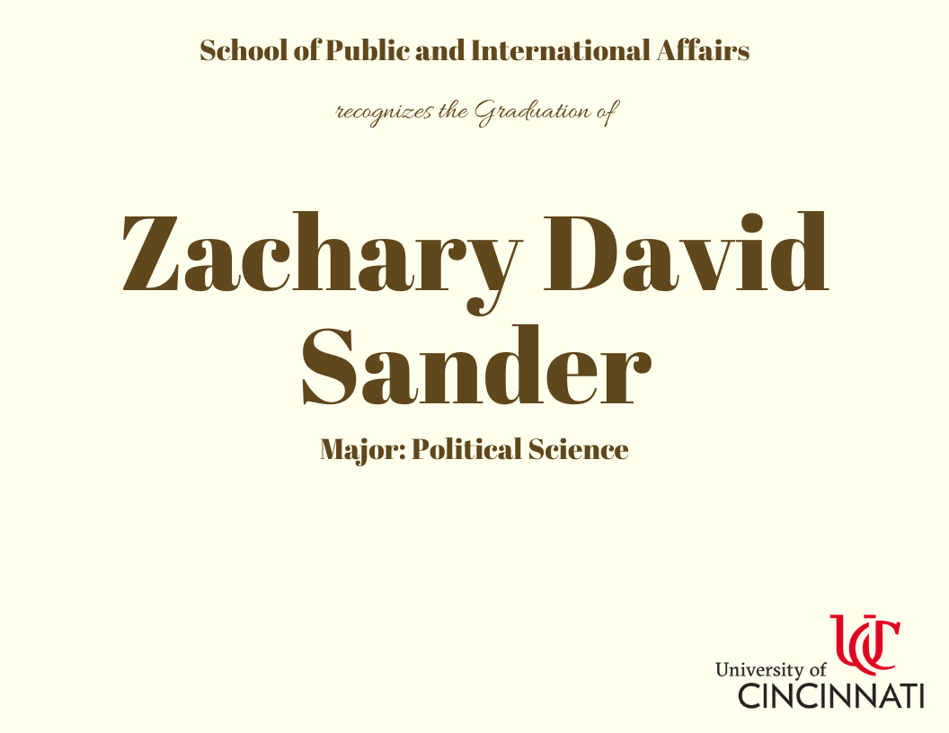 Zachary David Sander